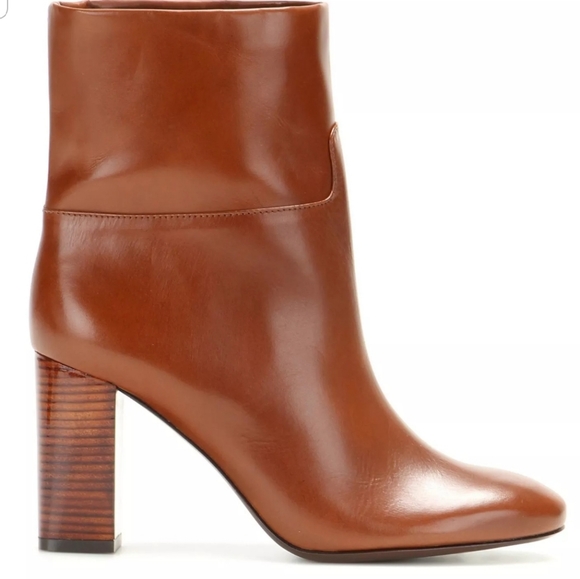 Tory Burch Devon Carmelite Booties Sz. 10 - Picture 3 of 4